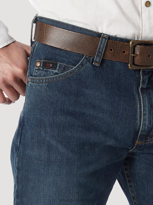 20X 01 Competition Jean Men Wrangler RHXV77 Clothing River Wash (01MWXRW)