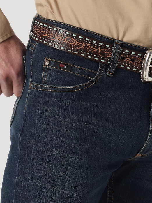 20X Advanced Comfort 02 Competition Slim Jean Men Wrangler RHXV134 Clothing Root Beer (02MACRB)