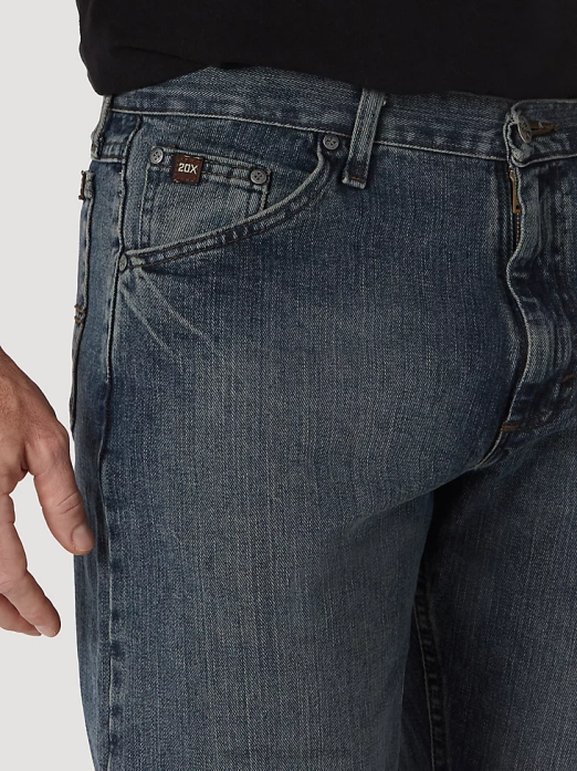 20X No 33 Extreme Relaxed Fit Jean Men Wrangler RHXV47 Clothing Vintage Midnight (33MWXVM)