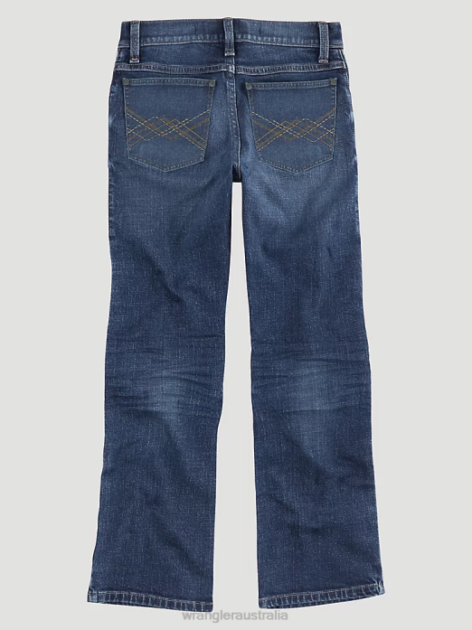 20X Vintage Bootcut Slim Fit Jean Boys Wrangler RHXV979 Clothing Bazine (112318417T)