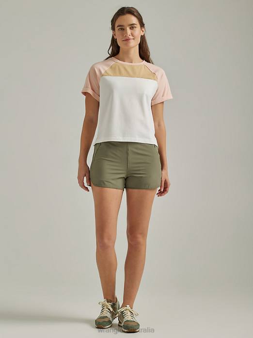 ATG Angler Wingsail Short Women Wrangler RHXV845 Clothing Dusty Olive (112333785)