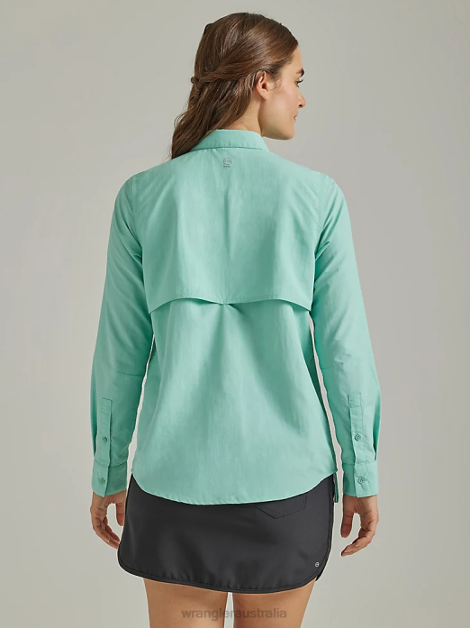 ATG By Angler Shirt Women Wrangler RHXV898 Clothing Ocean (112333433)