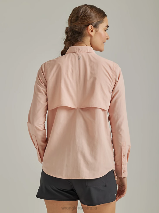 ATG By Angler Shirt Women Wrangler RHXV899 Clothing Rose (112331505)
