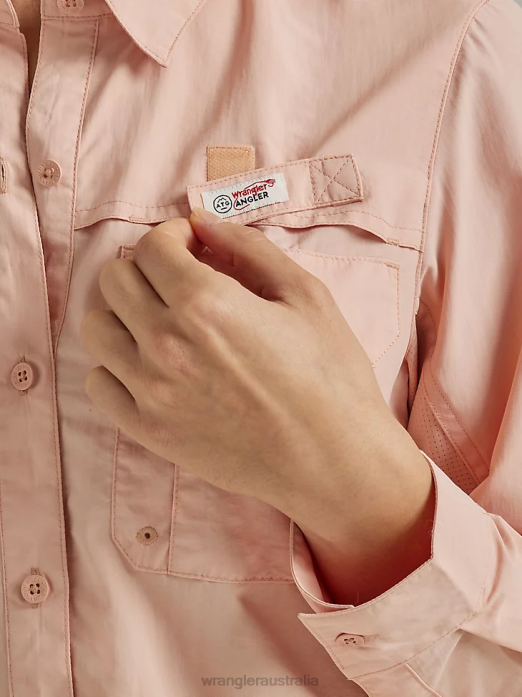 ATG By Angler Shirt Women Wrangler RHXV899 Clothing Rose (112331505)