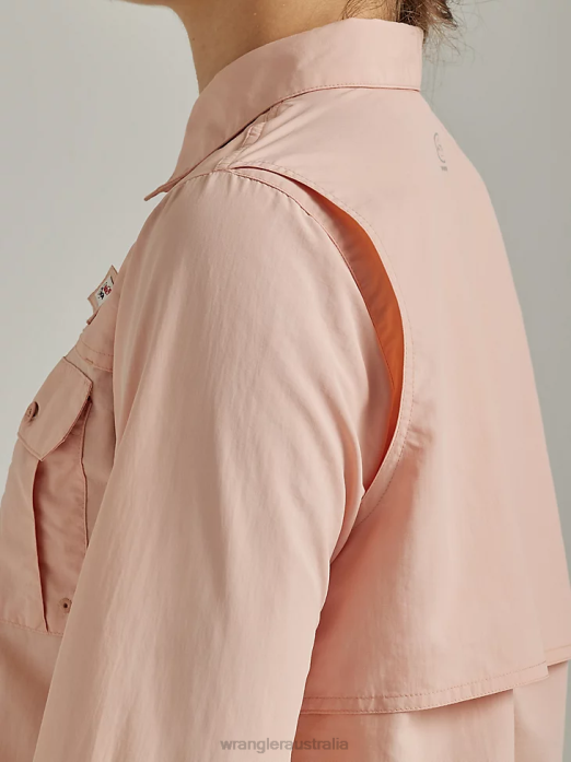 ATG By Angler Shirt Women Wrangler RHXV899 Clothing Rose (112331505)