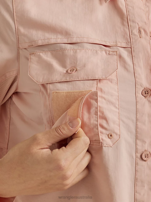 ATG By Angler Shirt Women Wrangler RHXV899 Clothing Rose (112331505)