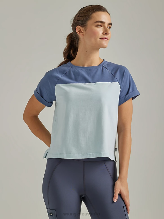 ATG By Compass Tee Women Wrangler RHXV875 Clothing Vintage Indigo (112333846)