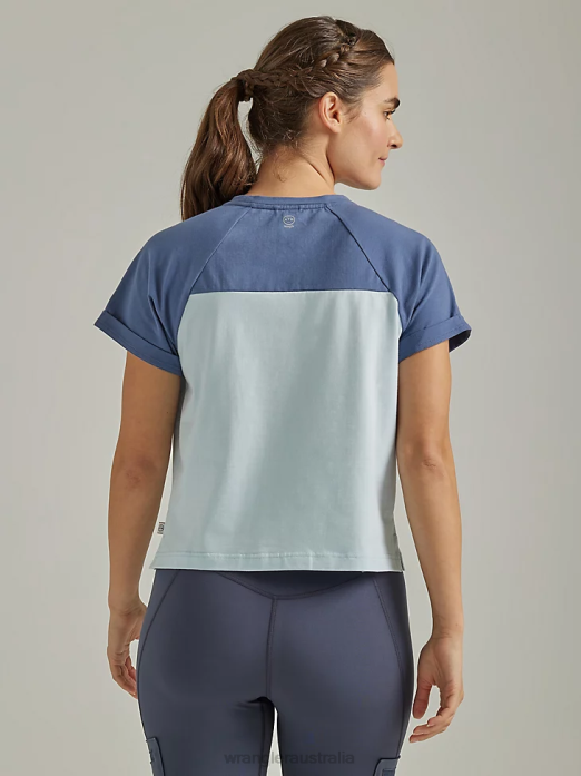 ATG By Compass Tee Women Wrangler RHXV875 Clothing Vintage Indigo (112333846)