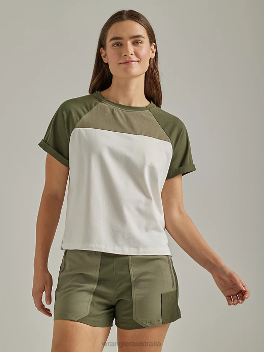 ATG By Compass Tee Women Wrangler RHXV904 Clothing Dusty Olive (112333892)