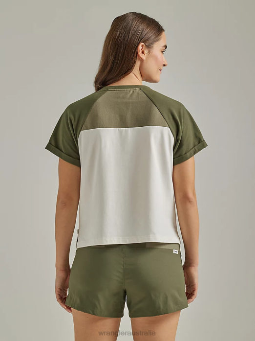 ATG By Compass Tee Women Wrangler RHXV904 Clothing Dusty Olive (112333892)