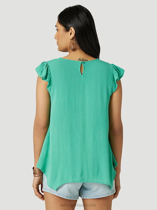 ATG By Hooded Sun Tee Women Wrangler RHXV900 Clothing Ocean (112331283)