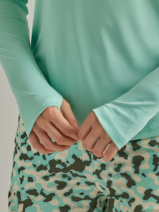 ATG By Hooded Sun Tee Women Wrangler RHXV900 Clothing Ocean (112331283)