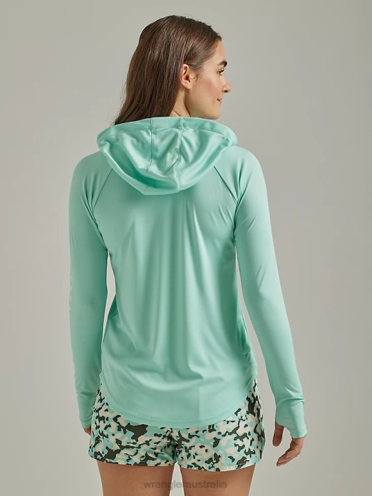 ATG By Hooded Sun Tee Women Wrangler RHXV905 Clothing Ocean (112331283)