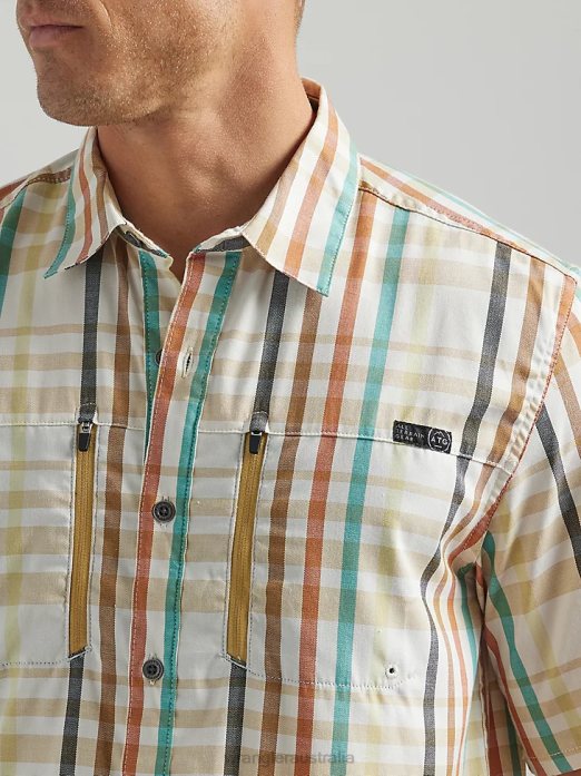 ATG By Horizon Plaid Shirt Men Wrangler RHXV296 Clothing Carolina Beach (112331234)