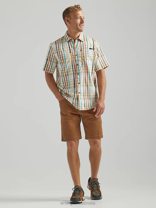 ATG By Horizon Plaid Shirt Men Wrangler RHXV296 Clothing Carolina Beach (112331234)