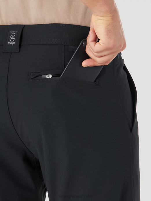 ATG FWDS Chino Men Wrangler RHXV257 Clothing Jet Black (NS818JB)