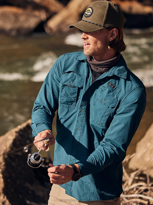 ATG Leather Stretch Belt Men Wrangler RHXV643 Accessories Matte Black (112322605)