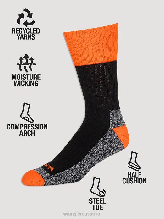 ATG Leather Stretch Belt Men Wrangler RHXV714 Accessories Matte Black (112322605)