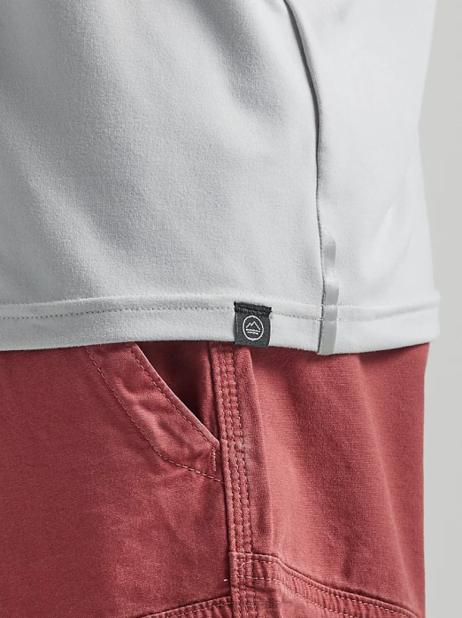 ATG Performance Knit Shirt Men Wrangler RHXV290 Clothing Harbor Mist (112331282)