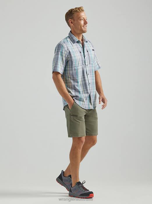 ATG Side Pocket Utility Short Men Wrangler RHXV610 Clothing Dusty Olive (112333301)