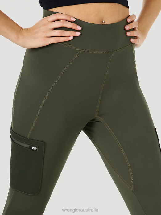ATG by Cargo Leggings Women Wrangler RHXV814 Clothing Olive (LA201OV)