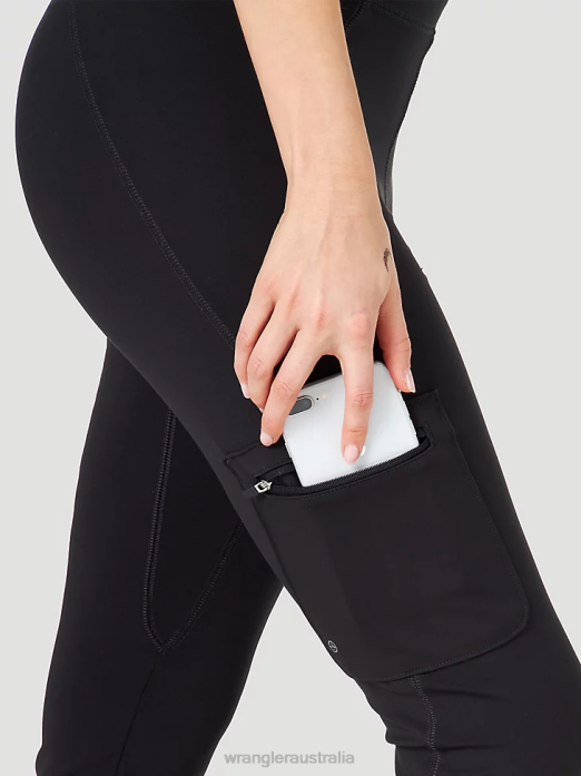 ATG by Cargo Leggings Women Wrangler RHXV815 Clothing Black (LA201BK)