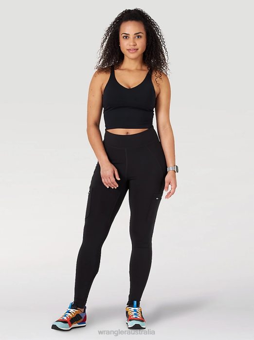 ATG by Cargo Leggings Women Wrangler RHXV815 Clothing Black (LA201BK)