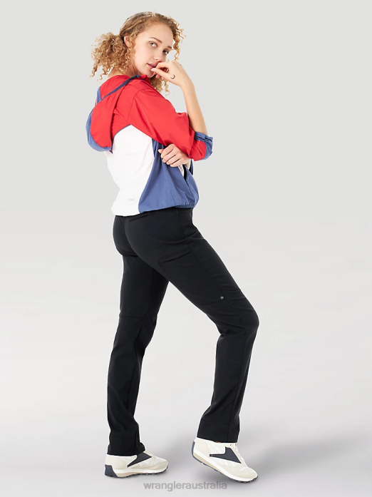 ATG by Slim Utility Pant Women Wrangler RHXV819 Clothing Black (LA110BK)