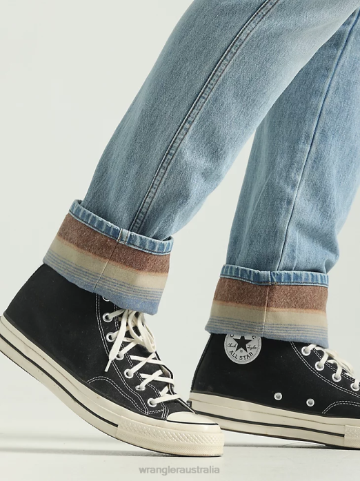 Athletic Fit Flex Jean Men Wrangler RHXV174 Clothing Jagged (MGW16JG)