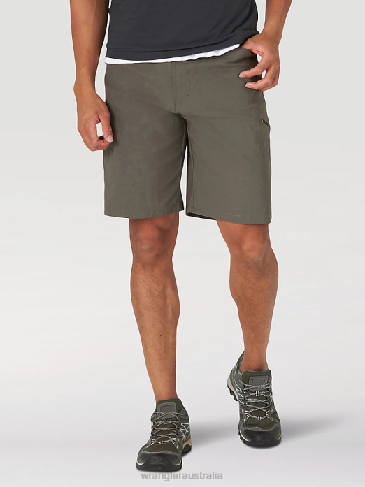 Authentics Comfort Waist Cargo Short Men Wrangler RHXV564 Clothing Sagebrush (10ZM980SB)