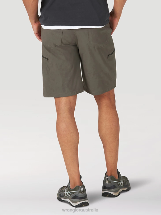 Authentics Comfort Waist Cargo Short Men Wrangler RHXV564 Clothing Sagebrush (10ZM980SB)