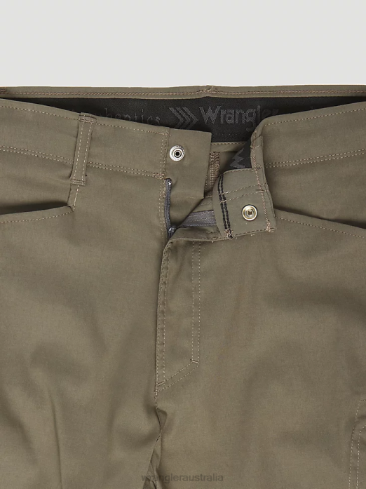 Authentics Comfort Waist Cargo Short Men Wrangler RHXV564 Clothing Sagebrush (10ZM980SB)