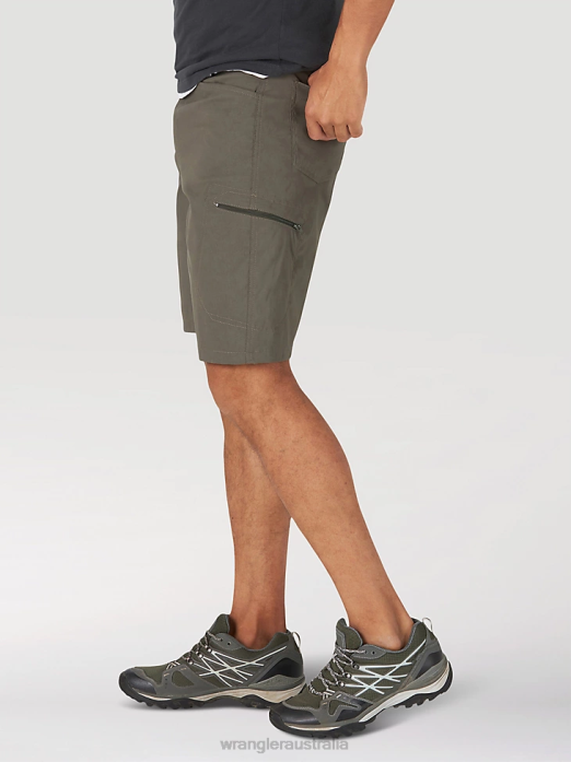 Authentics Comfort Waist Cargo Short Men Wrangler RHXV564 Clothing Sagebrush (10ZM980SB)