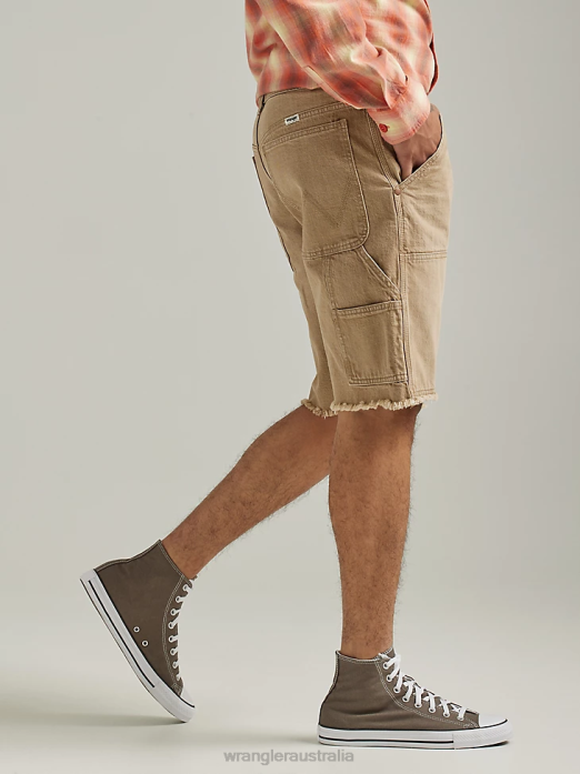 Authentics Comfort Waist Cargo Short Men Wrangler RHXV564 Clothing Sagebrush (10ZM980SB)