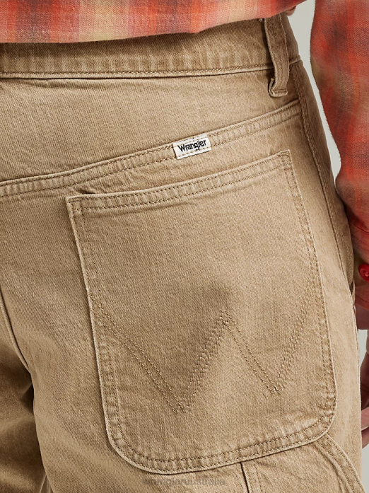 Authentics Comfort Waist Cargo Short Men Wrangler RHXV564 Clothing Sagebrush (10ZM980SB)