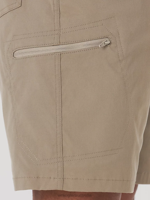 Authentics Comfort Waist Cargo Short Men Wrangler RHXV565 Clothing Fallen Rock (10ZM980FK)