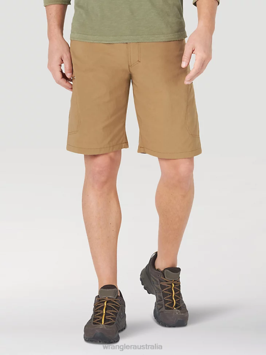 Authentics Comfort Waist Cargo Short Men Wrangler RHXV566 Clothing Bronze (10ZM980BZ)