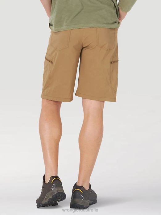 Authentics Comfort Waist Cargo Short Men Wrangler RHXV566 Clothing Bronze (10ZM980BZ)