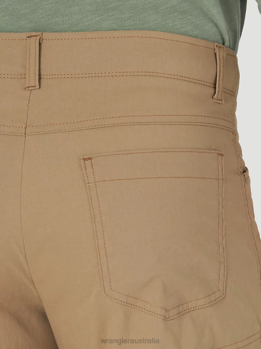 Authentics Comfort Waist Cargo Short Men Wrangler RHXV566 Clothing Bronze (10ZM980BZ)