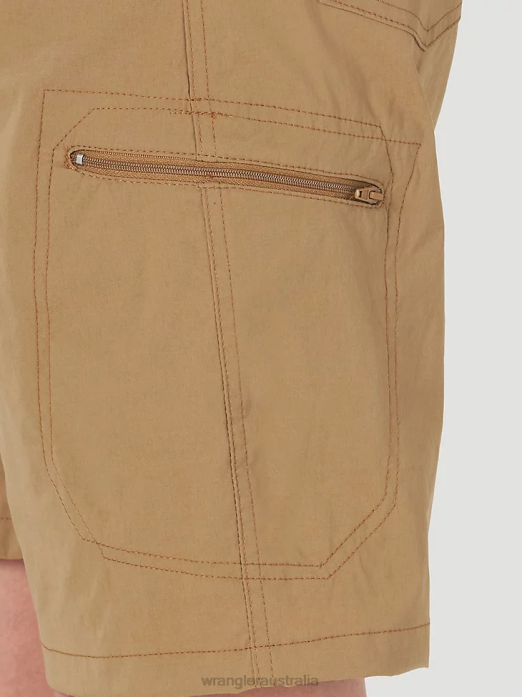 Authentics Comfort Waist Cargo Short Men Wrangler RHXV566 Clothing Bronze (10ZM980BZ)