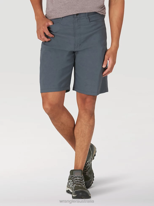 Authentics Comfort Waist Cargo Short Men Wrangler RHXV567 Clothing Granite (10ZM980GT)