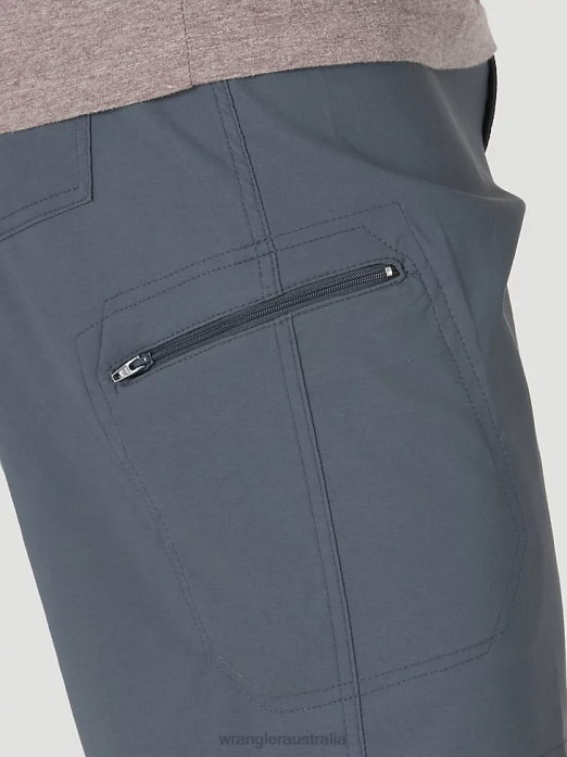 Authentics Comfort Waist Cargo Short Men Wrangler RHXV567 Clothing Granite (10ZM980GT)