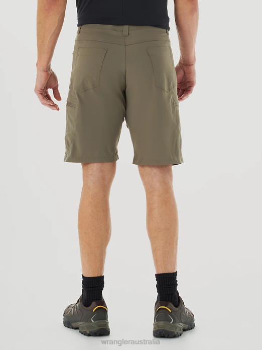 Authentics Comfort Waist Cargo Short Men Wrangler RHXV569 Clothing Morel (10ZM980MR)
