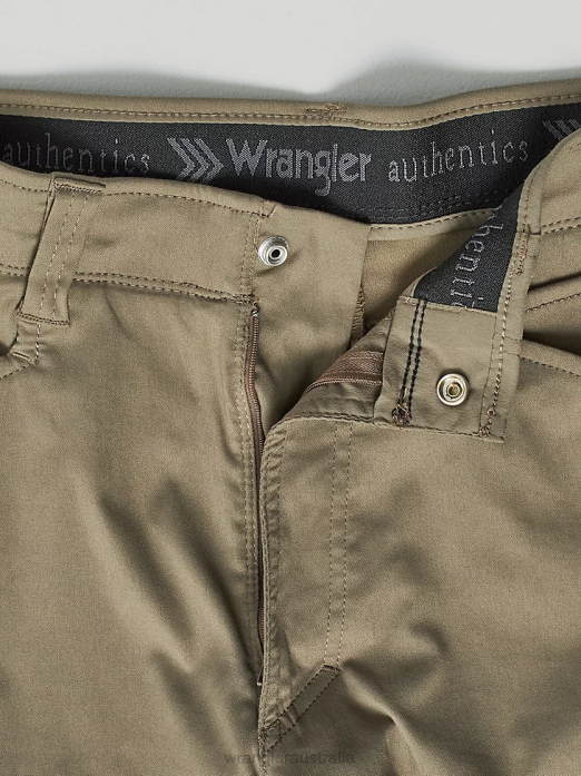 Authentics Comfort Waist Cargo Short Men Wrangler RHXV569 Clothing Morel (10ZM980MR)