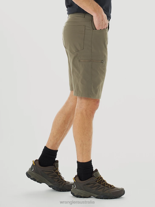 Authentics Comfort Waist Cargo Short Men Wrangler RHXV569 Clothing Morel (10ZM980MR)