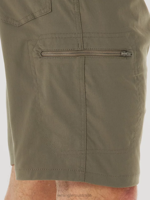 Authentics Comfort Waist Cargo Short Men Wrangler RHXV569 Clothing Morel (10ZM980MR)