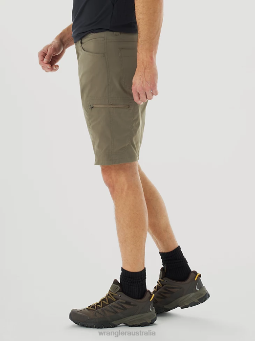 Authentics Comfort Waist Cargo Short Men Wrangler RHXV569 Clothing Morel (10ZM980MR)