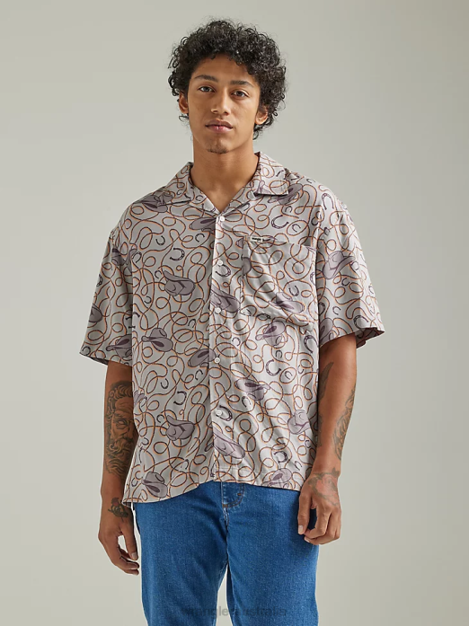 Authentics Quilted Flannel Shirt Jacket Men Wrangler RHXV391 Clothing Blue (ZHEEPAO)