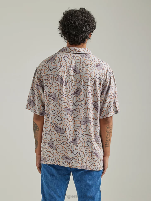 Authentics Quilted Flannel Shirt Jacket Men Wrangler RHXV391 Clothing Blue (ZHEEPAO)