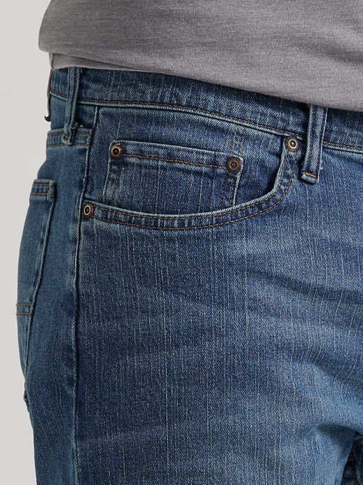 Authentics Regular Fit Comfort Waist Jean Men Wrangler RHXV204 Clothing Blue Ocean (10ZM1CSBN)